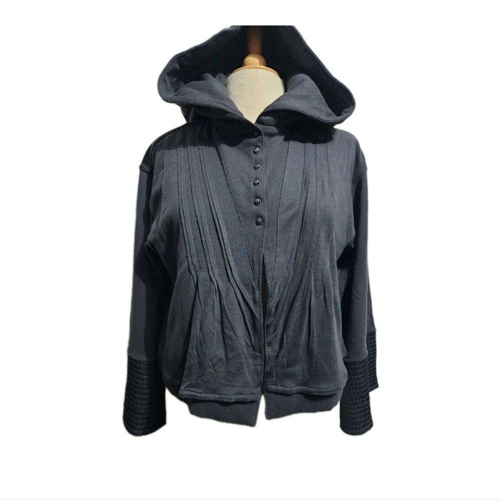 Stella McCartney by Adidas Yoga Hood Sweat Hoodie Gray Size M NWT